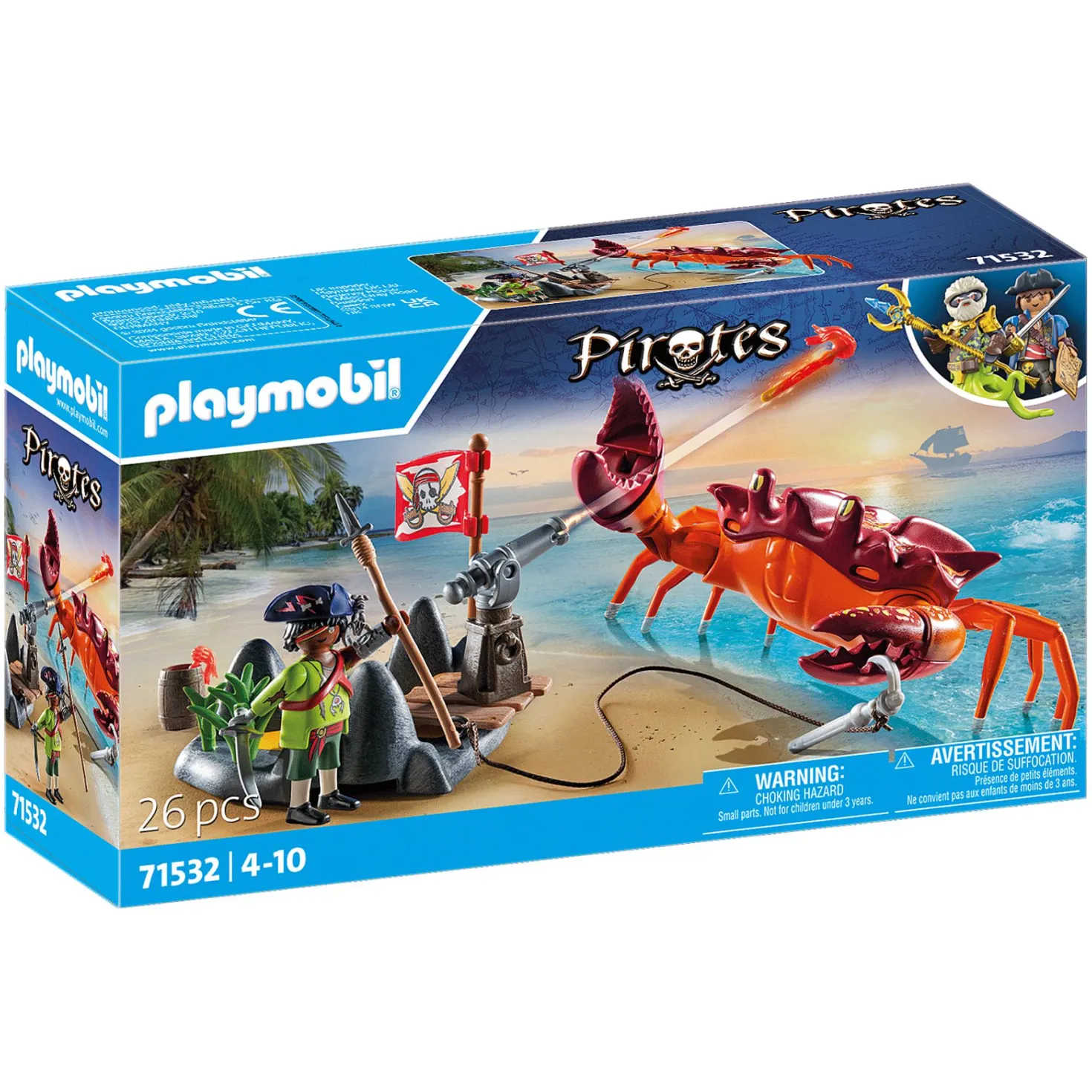Playmobil 71532 Pirates Strijd Tegen De Gigantische Krab