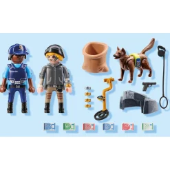 Playmobil 71731 politiehond met boef