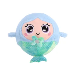 Pluchiez bal bouncing konijn/zeemeermin/ unicorn 23 cm 3 assorti