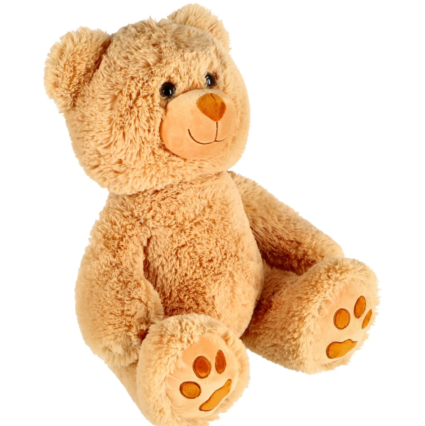 Pluchiez pluche knuffelbeer beige 35 cm