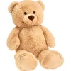 Pluchiez pluche knuffelbeer zittend 100 cm