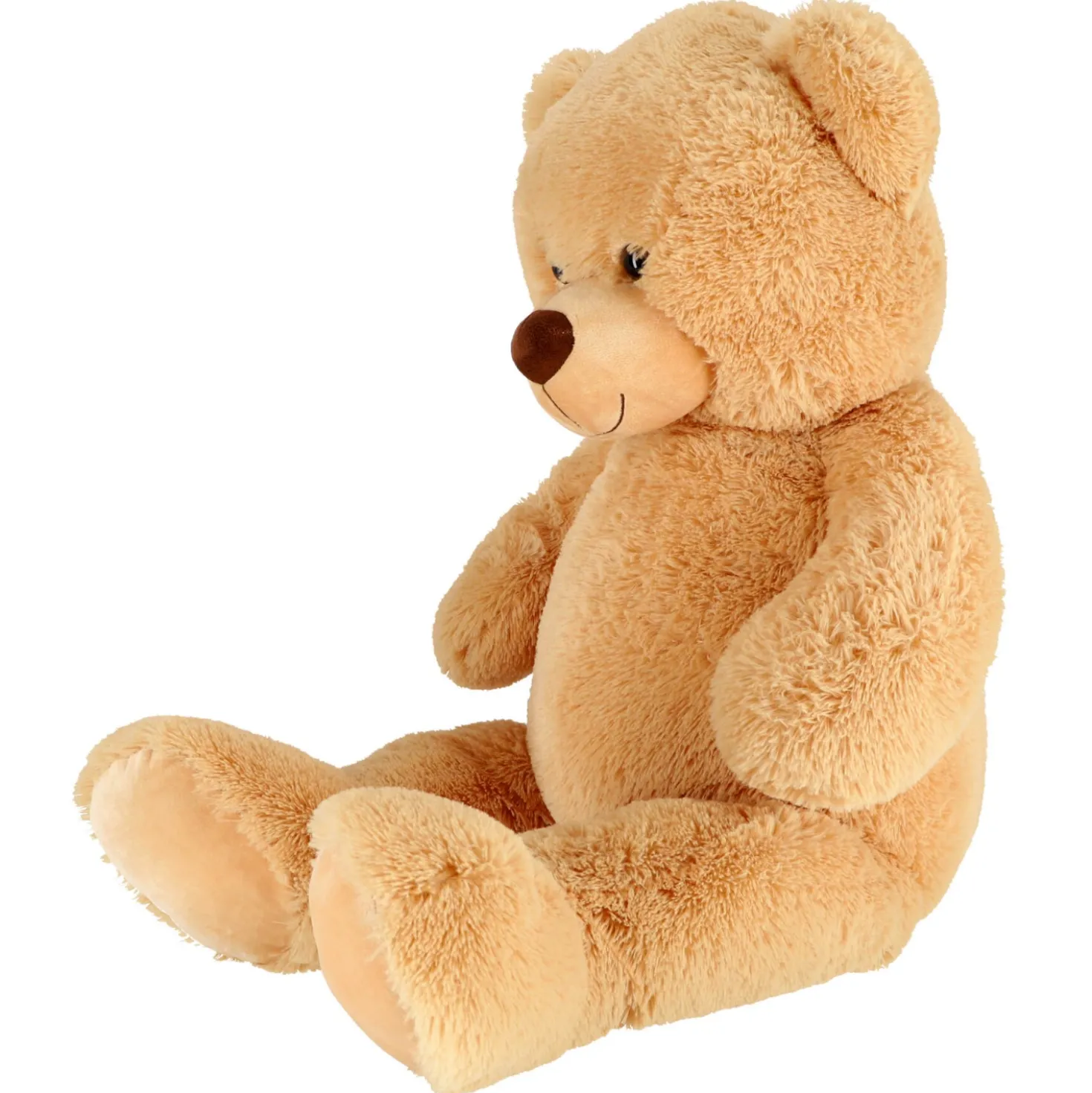 Pluchiez pluche knuffelbeer zittend 100 cm