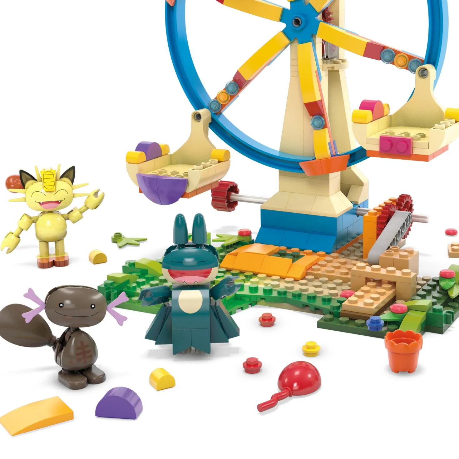 Pokemon Mega Adventure Builder Ferris Wheel Fun