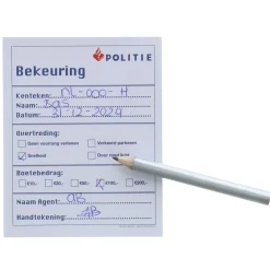 Politie Bonnenboekje