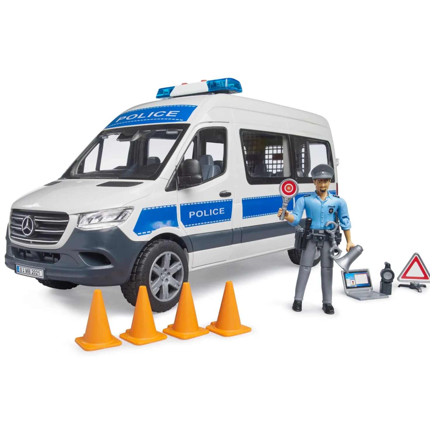 Politie mb sprinter met politieman