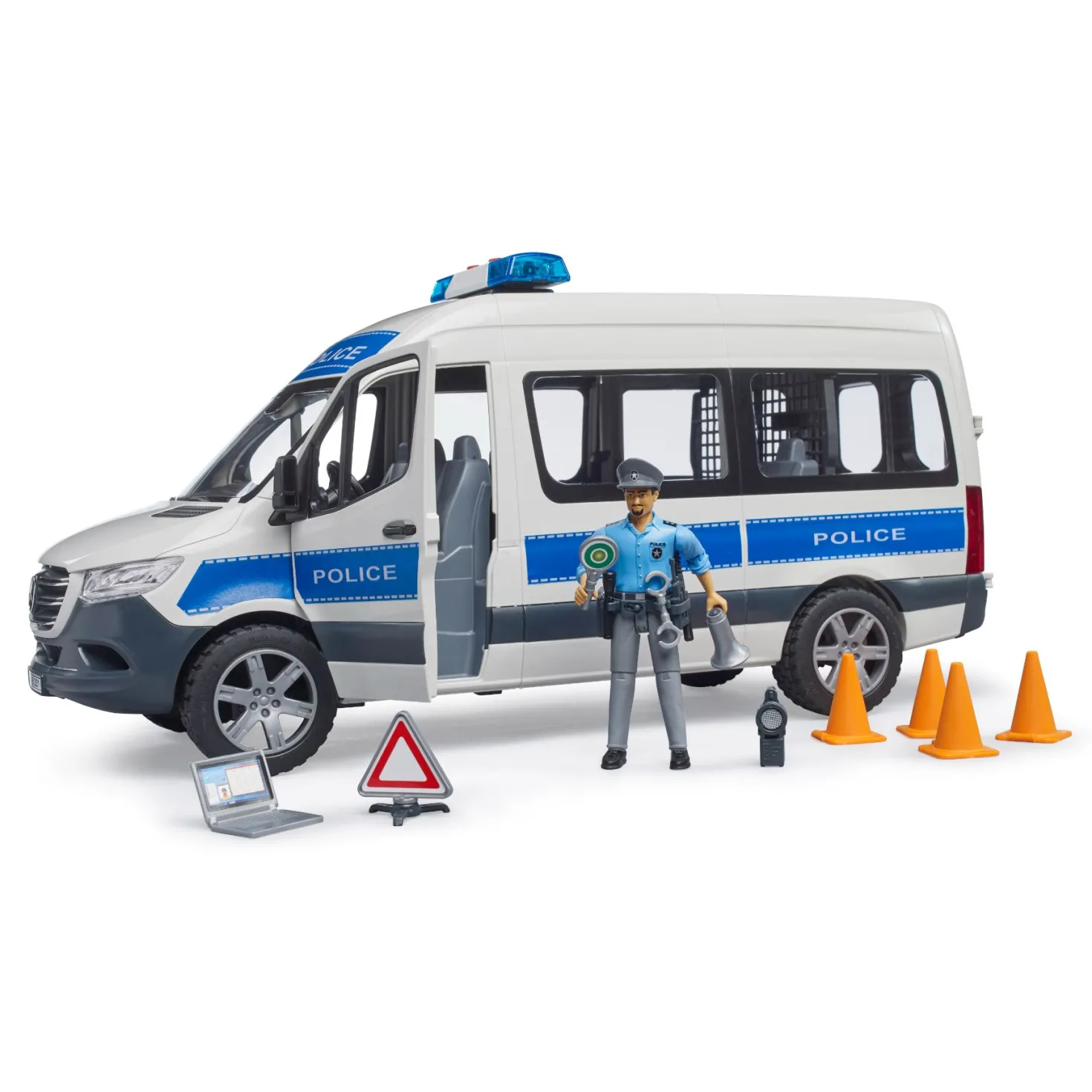 Politie mb sprinter met politieman