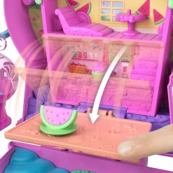 Polly Pocket Watermelon Gumball Kitty Compact