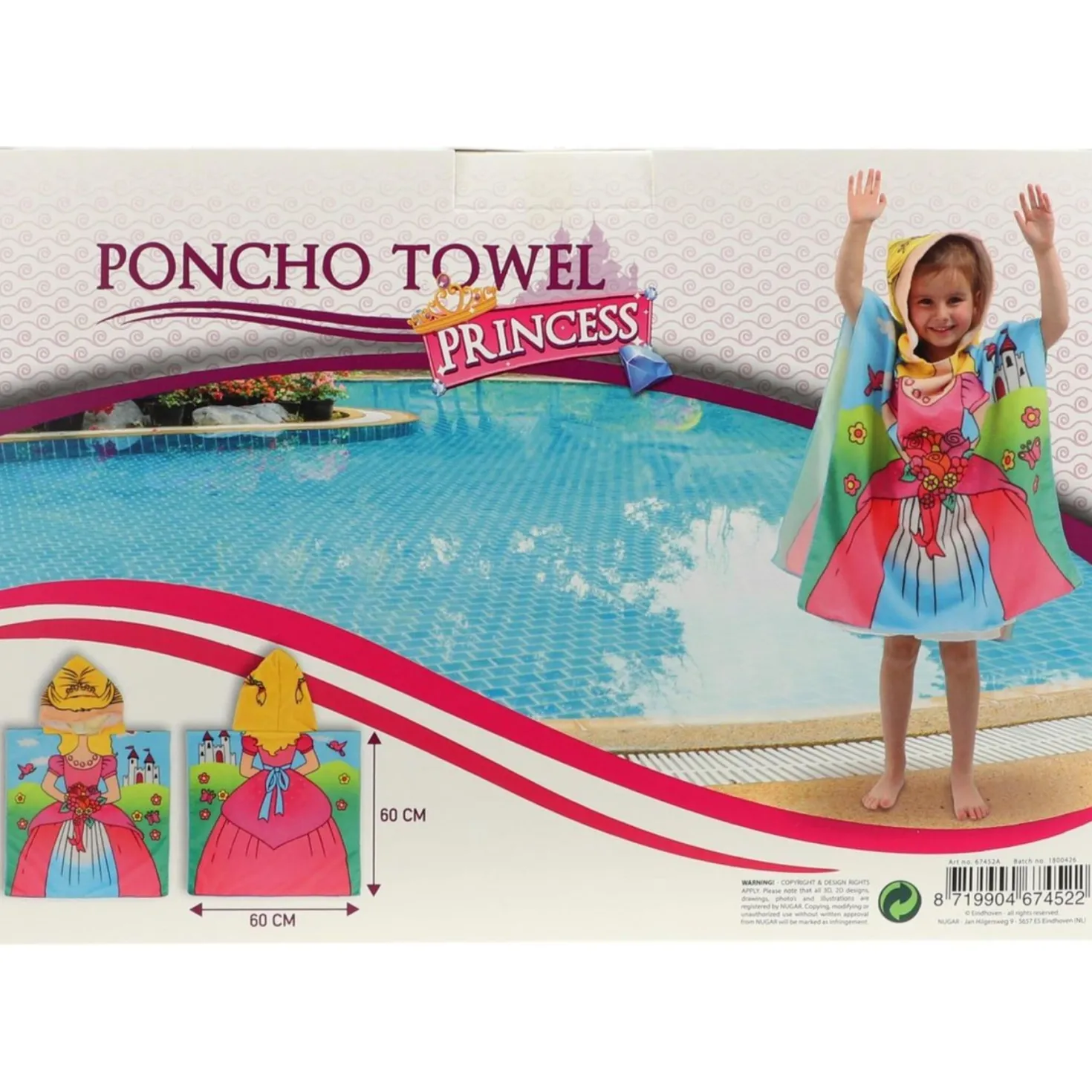 Poncho Handdoek Prinses