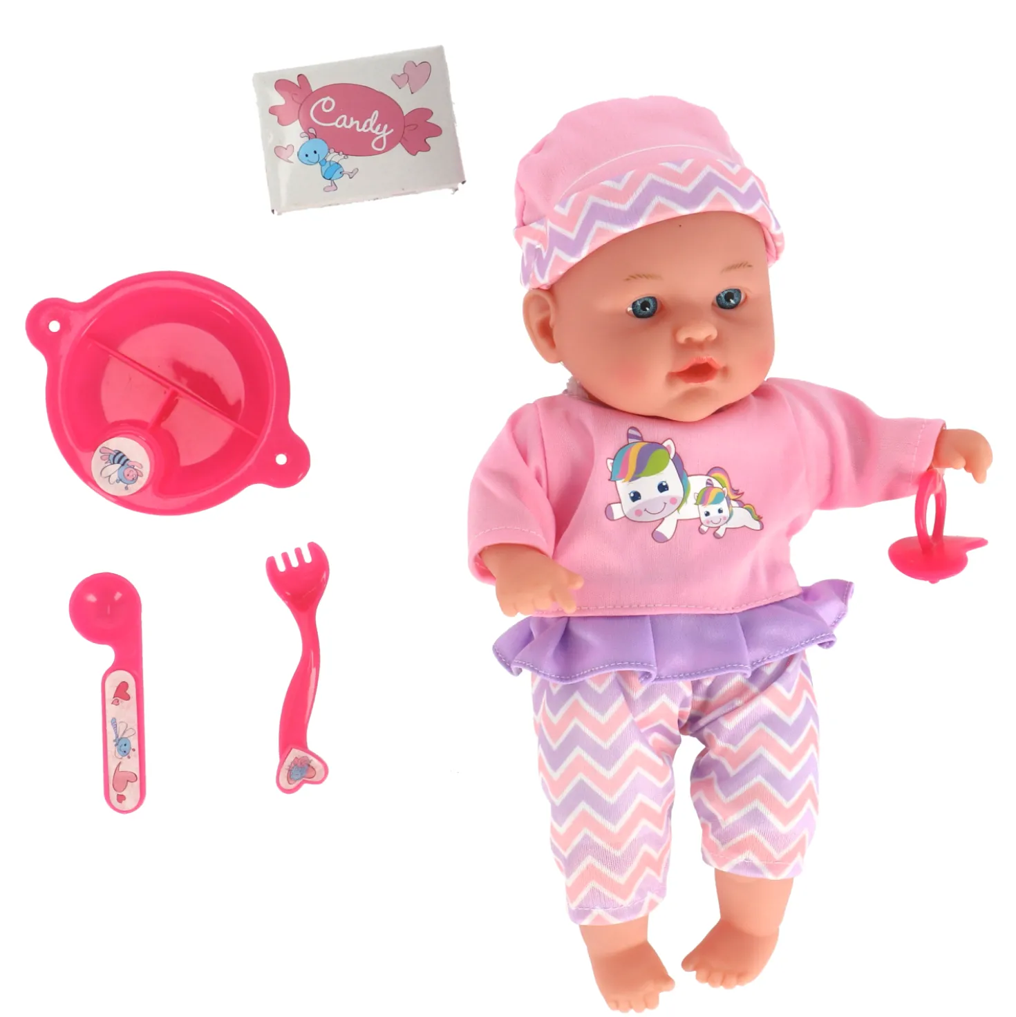 Pop 31 Cm 4 Geluiden + 5 Accessoires My Beautiful Dollsroom