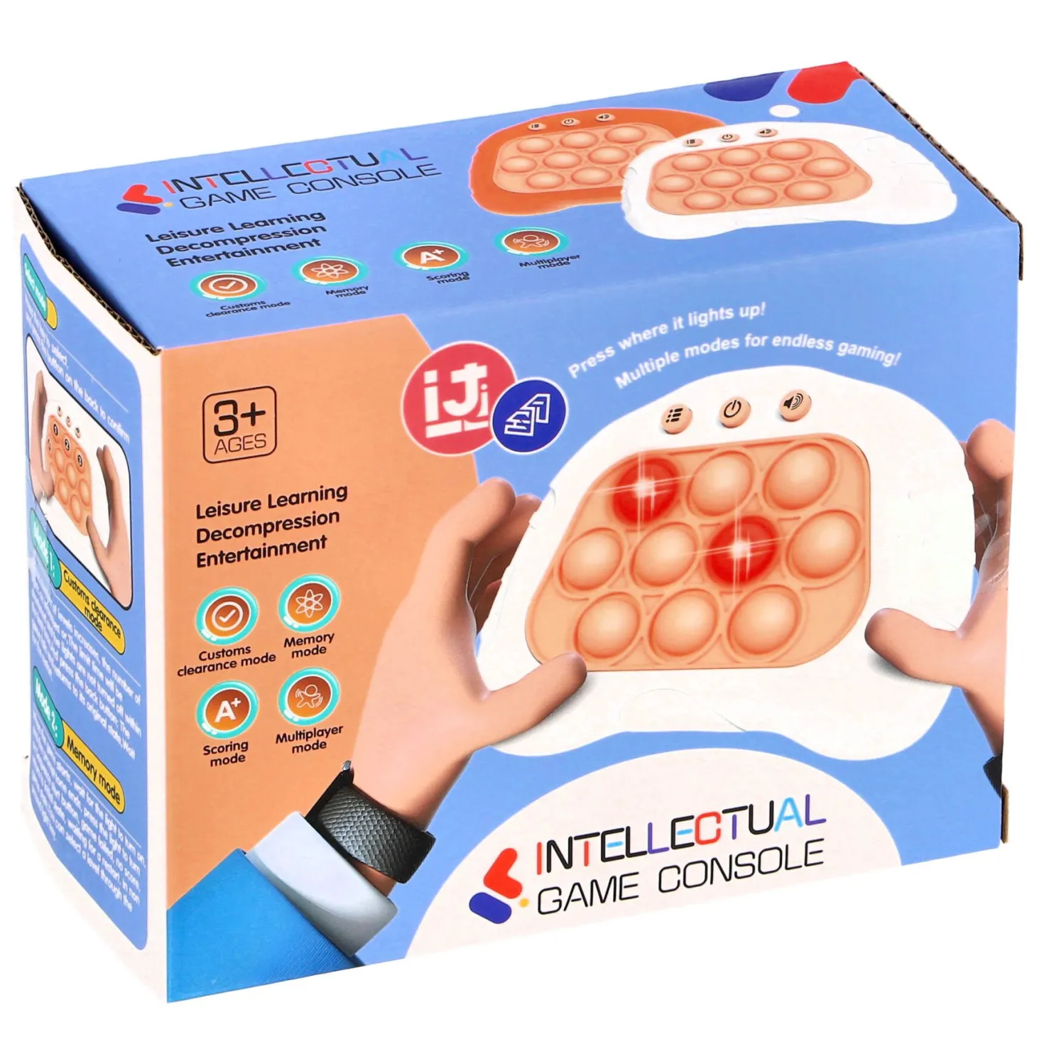 Pop it Quick Push Controller Assorti Met Licht en Geluid