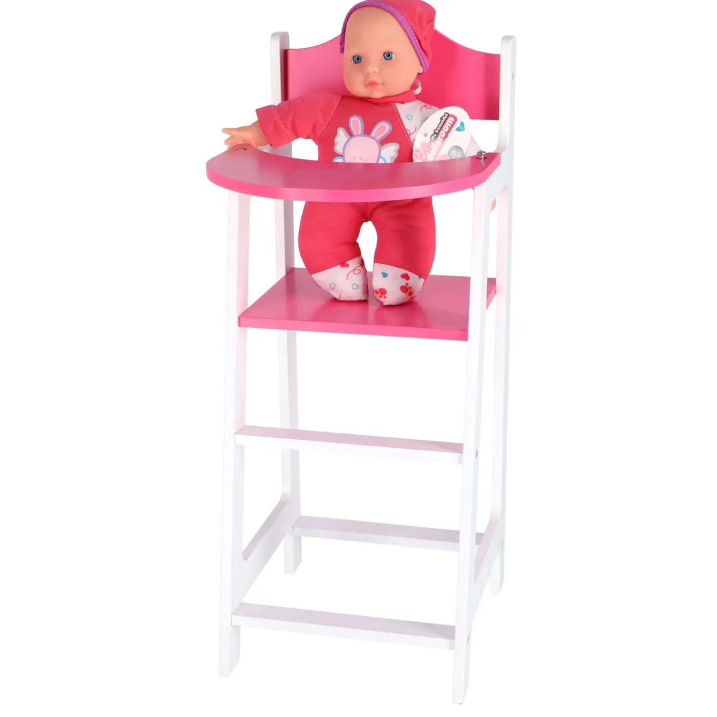 Poppenmeubel Poppenstoel Wit 22 X 27 X 53 Cm My Beautiful Dolls Room