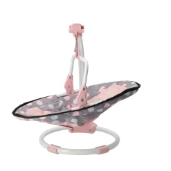 Poppenstoel 3 in 1 grijs/roze 42x40x40 cm
