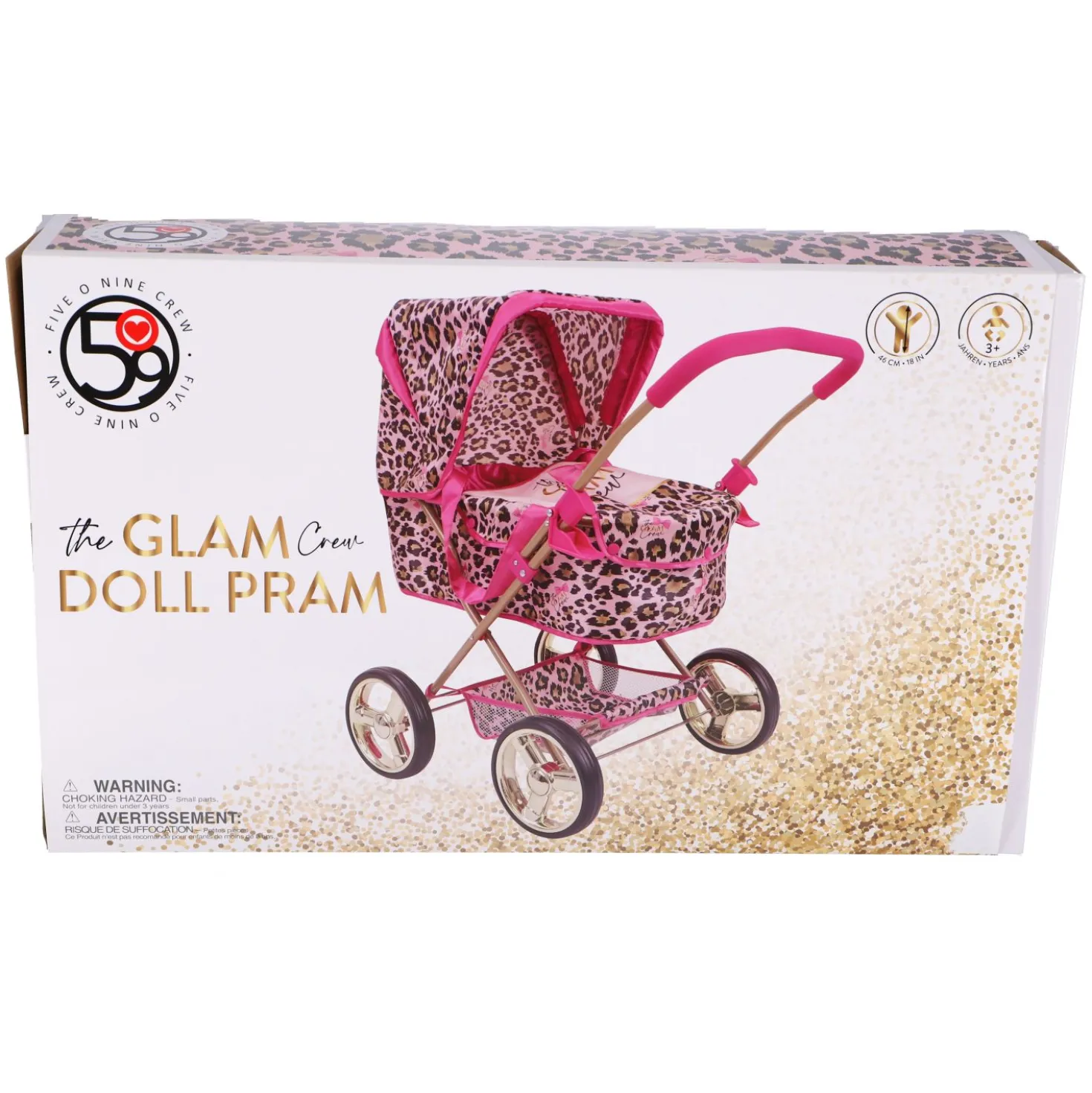 Poppenwagen Gigi The Glam Crew