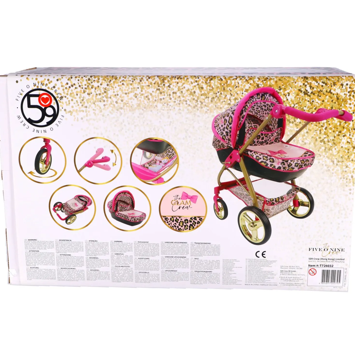 Poppenwagen 2 In 1 Bella The Glam Crew
