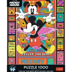Puzzel Feel the beat Mickey 1000 stuks