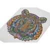 Puzzel hout figuur tijger 130 stukjes