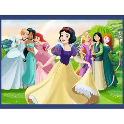Puzzel 4 in 1 Disney Princess 4x88