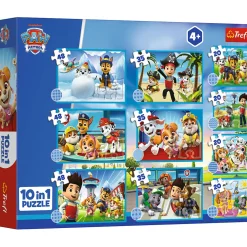 Puzzel 10 in 1 Paw patrol Team