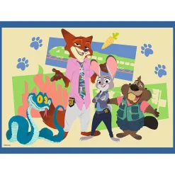 Puzzel 4 in 1 Zootopia 35+48+54+70 stukjes