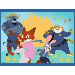 Puzzel 4 in 1 Zootopia 35+48+54+70 stukjes