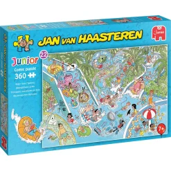 Puzzel Jan Van Haasteren Junior Waterglijbaan Puzzel Jan Van Haasteren Junior Waterglijbaan Gekt