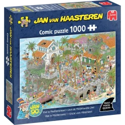 Puzzel Jan van Haasteren Leve De Middellandse Zee (1000st)