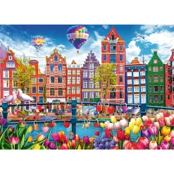 Puzzel kleurvol Amsterdam 1500 stuks