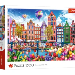 Puzzel kleurvol Amsterdam 1500 stuks