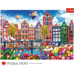 Puzzel kleurvol Amsterdam 1500 stuks