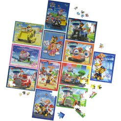 Puzzelpack Paw Patrol 12 Pack 5x24 Pieces, 5x48 Pieces, 2x100 Pieces