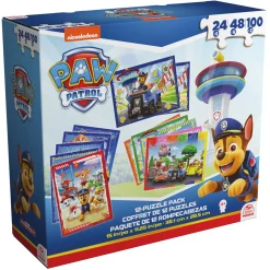Puzzelpack Paw Patrol 12 Pack 5x24 Pieces, 5x48 Pieces, 2x100 Pieces