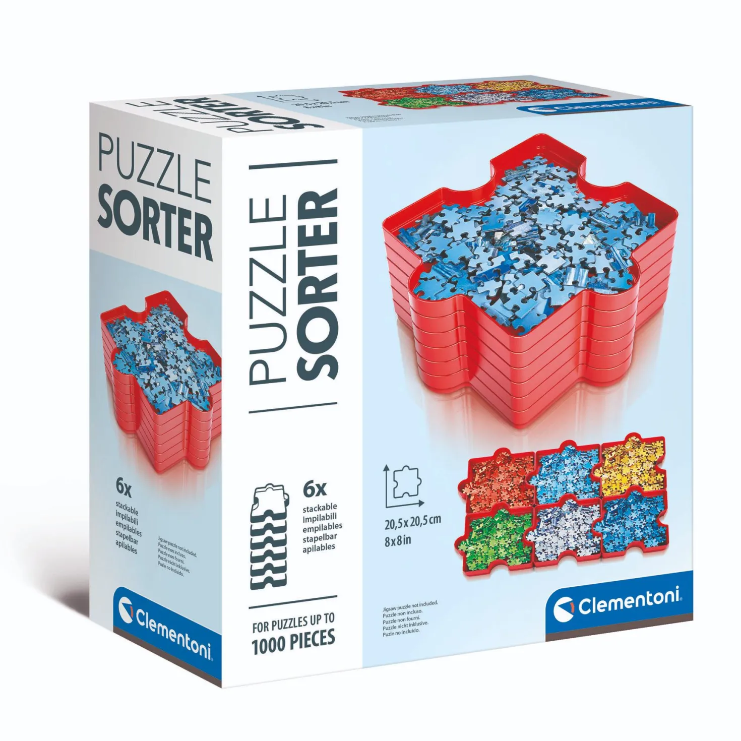 Puzzel sorter 6-delig