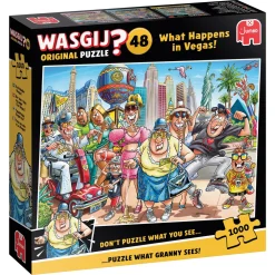 Puzzel Wasgij Original 48 Titel What Happens In Vegas (1000)