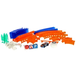 Racebaan met looping + r/c auto