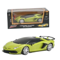 Radiografisch bestuurbare auto lamborghini 1:24 aventador svj roadster neon groen