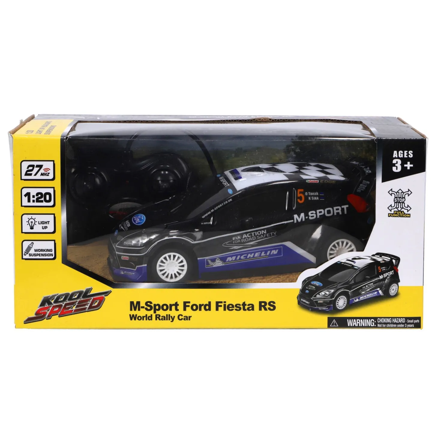 Radiografisch bestuurbare auto ford 1:20 m-sport fiesta rs wrc