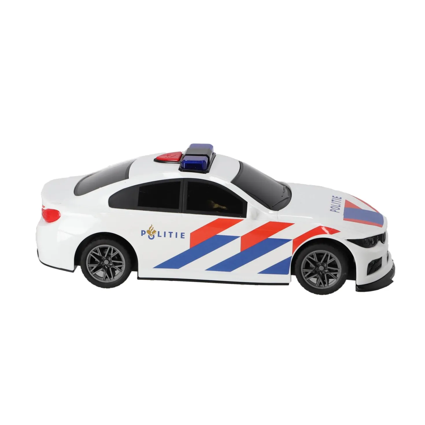 Radiografisch bestuurbare politieauto Nederlands