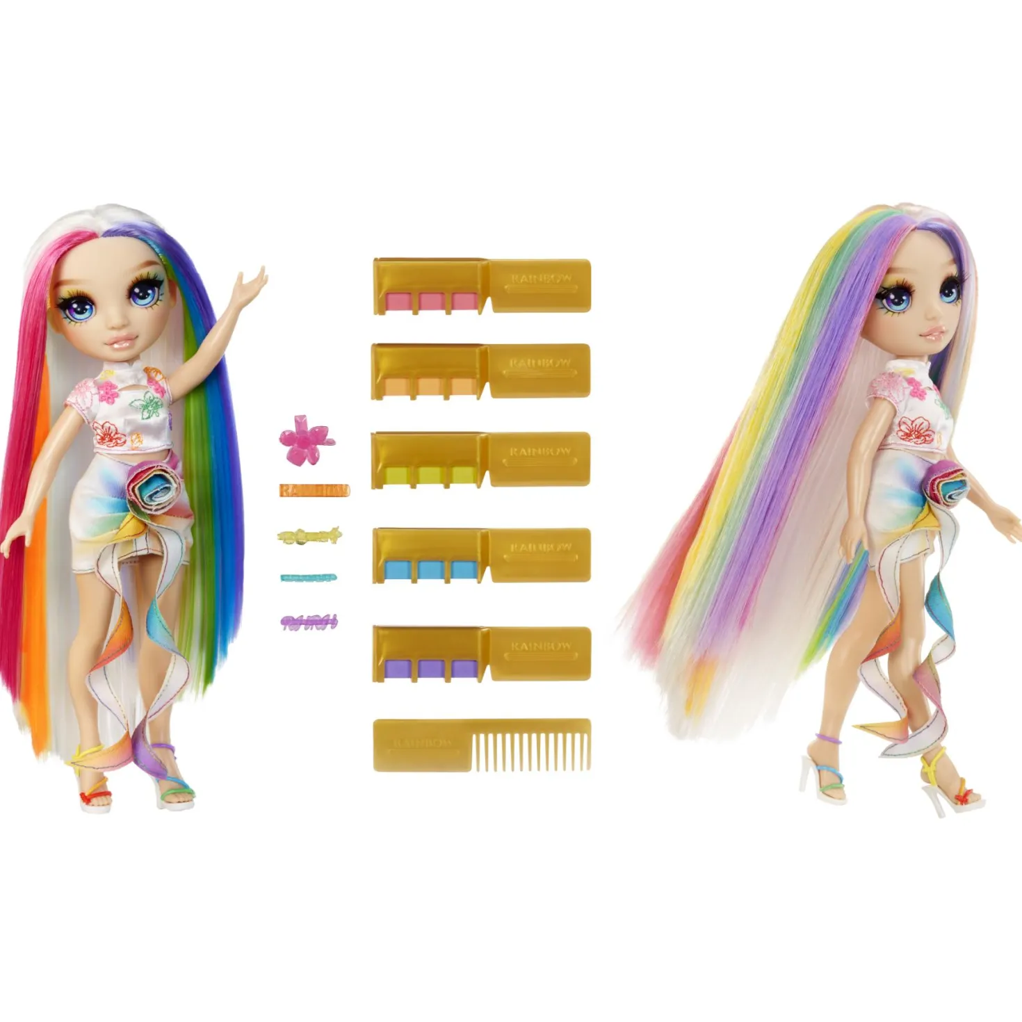 Rainbow High Hair Play Doll Amaya (Rainbow)