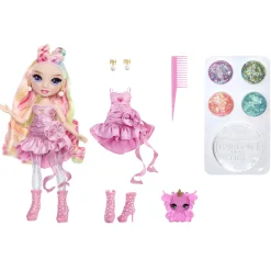 Rainbow High Rainbow Shimmers With Slime Fashion Doll Bella (Pink)