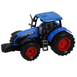Rapid Wheels Autotransporter met 2 tractoren met licht en geluid en frictie