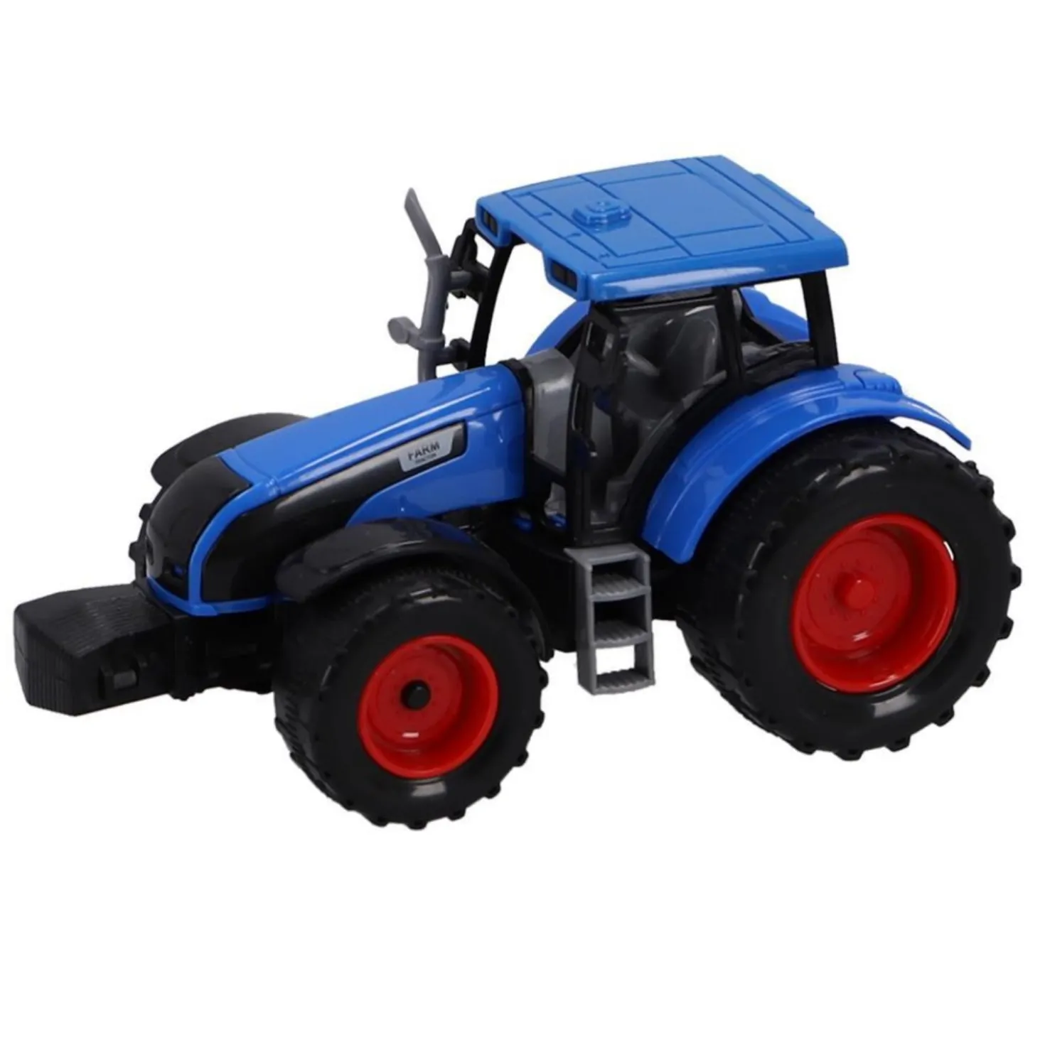 Rapid Wheels Autotransporter met 2 tractoren met licht en geluid en frictie