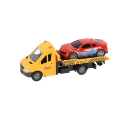 Rapid Wheels Autotransporter Met Auto En Licht En Geluid En Frictie