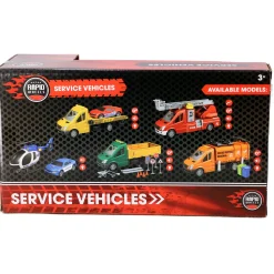 Rapid Wheels Autotransporter Met Auto En Licht En Geluid En Frictie