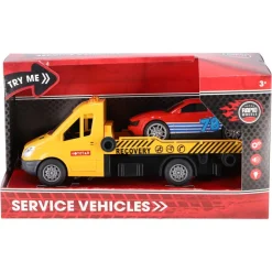 Rapid Wheels Autotransporter Met Auto En Licht En Geluid En Frictie
