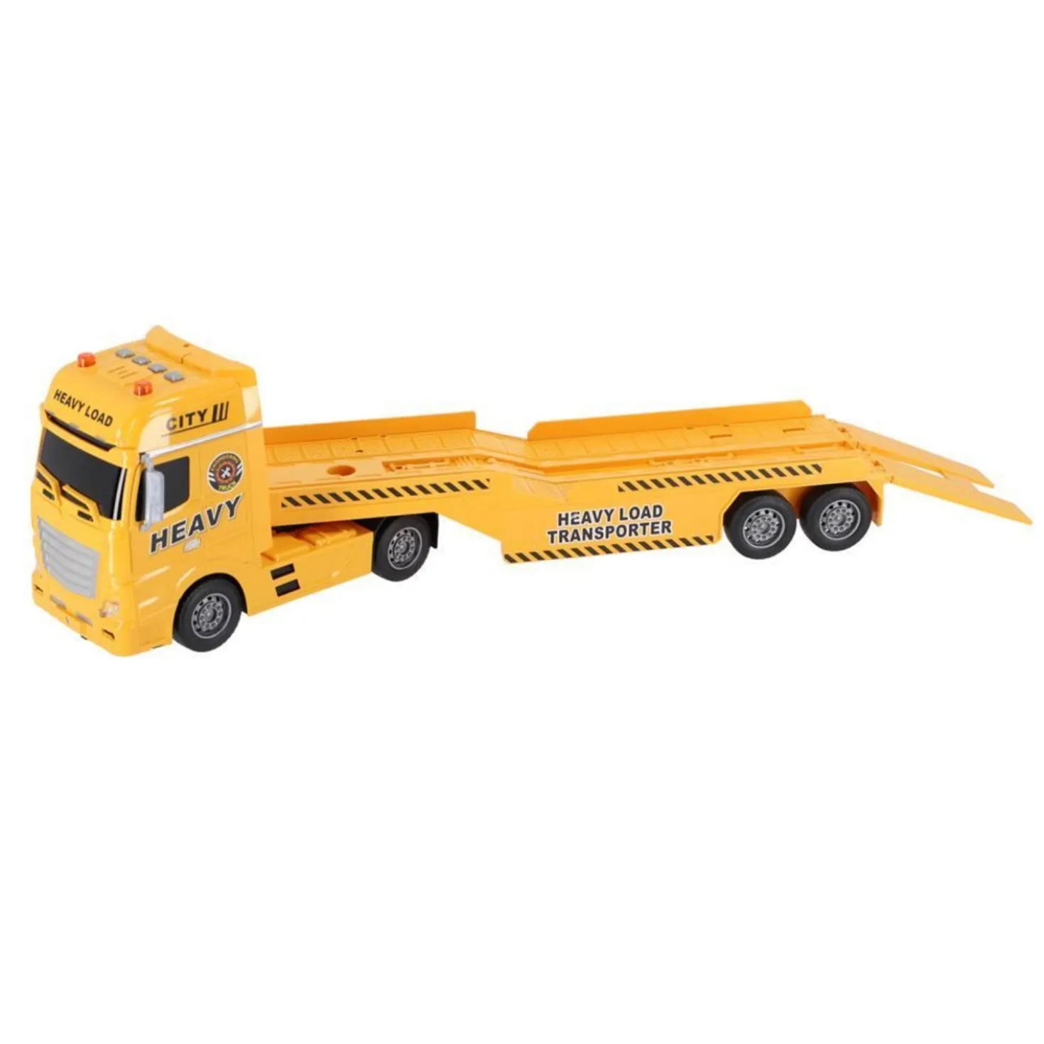 Rapid Wheels Autotransporter bouwvoertuigen met licht en geluid en frictie