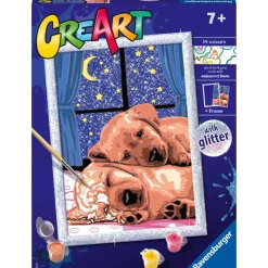 Ravensburger Creart lekker slapen schilderen op nummer