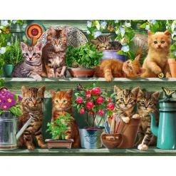 Ravensburger puzzel katjes in het rek 500 stukjes