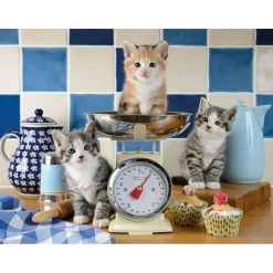 Ravensburger puzzel kittens in de keuken 1500 stukjes