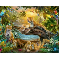 Ravensburger puzzel luipaarden in de jungle 1500 stukjes