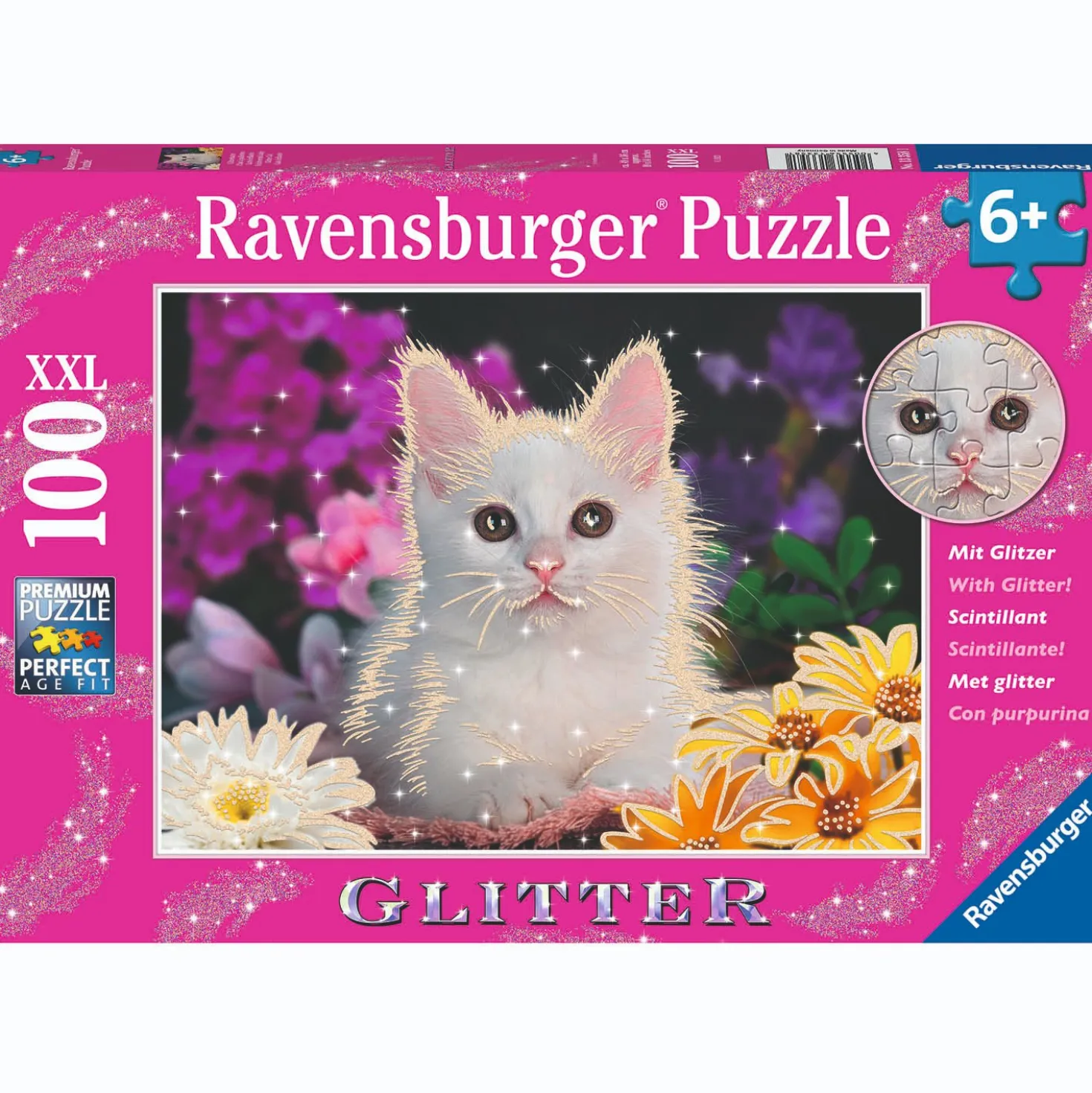 Ravensburger puzzel schitterend katje 100 xxl
